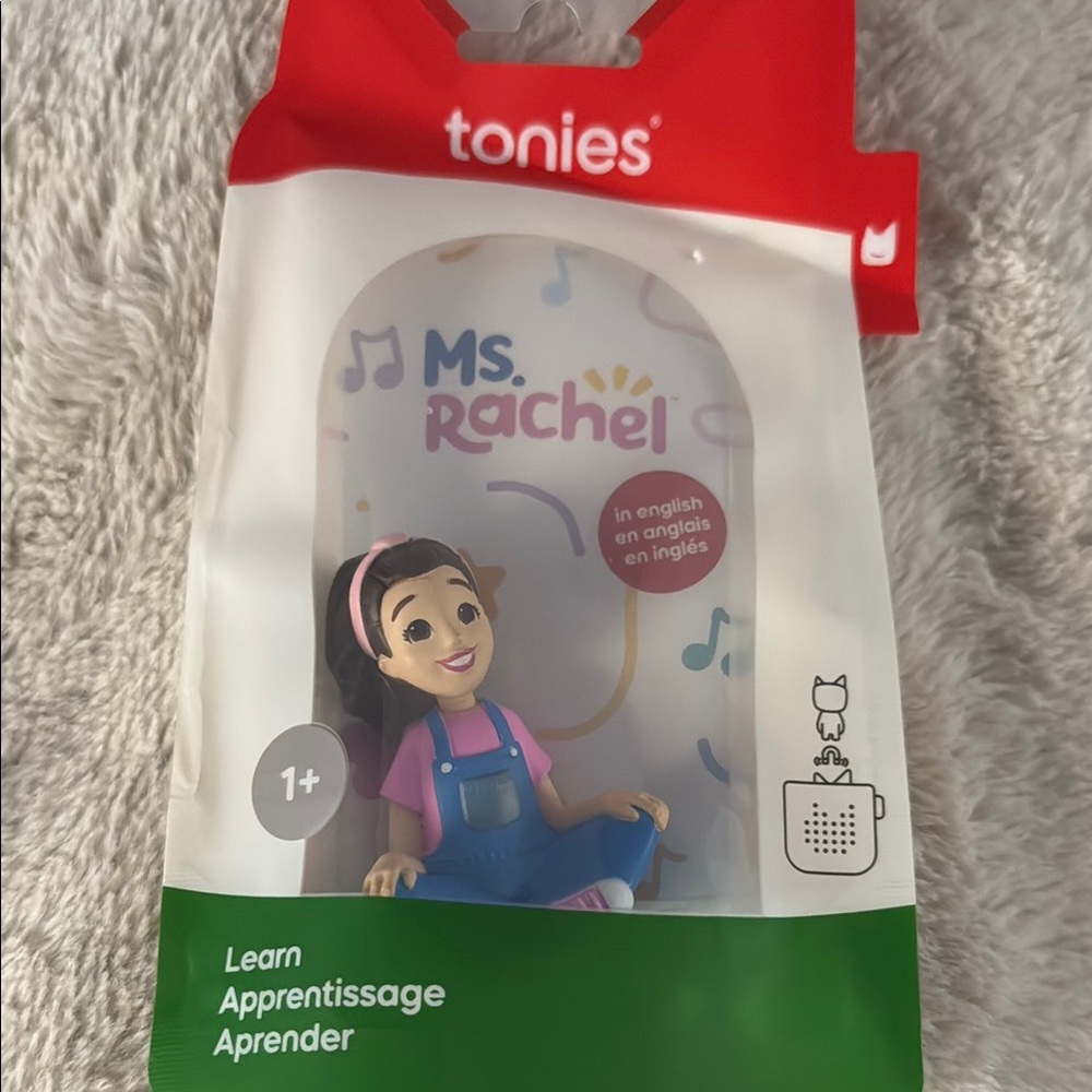Tonies Ms. Rachel Learning Toy - Blue and Pink